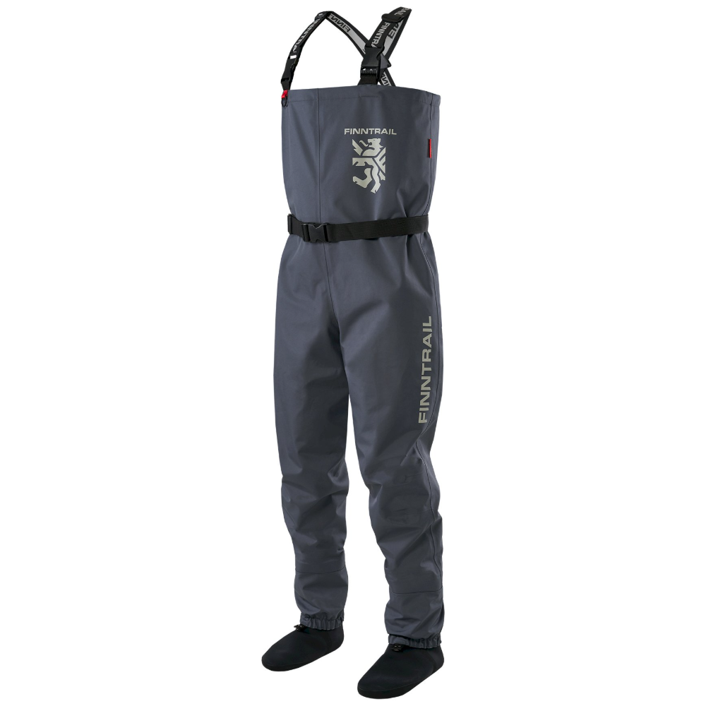 Kombinezoninės bridkelnės Finntrail Waders Timber DarkGrey