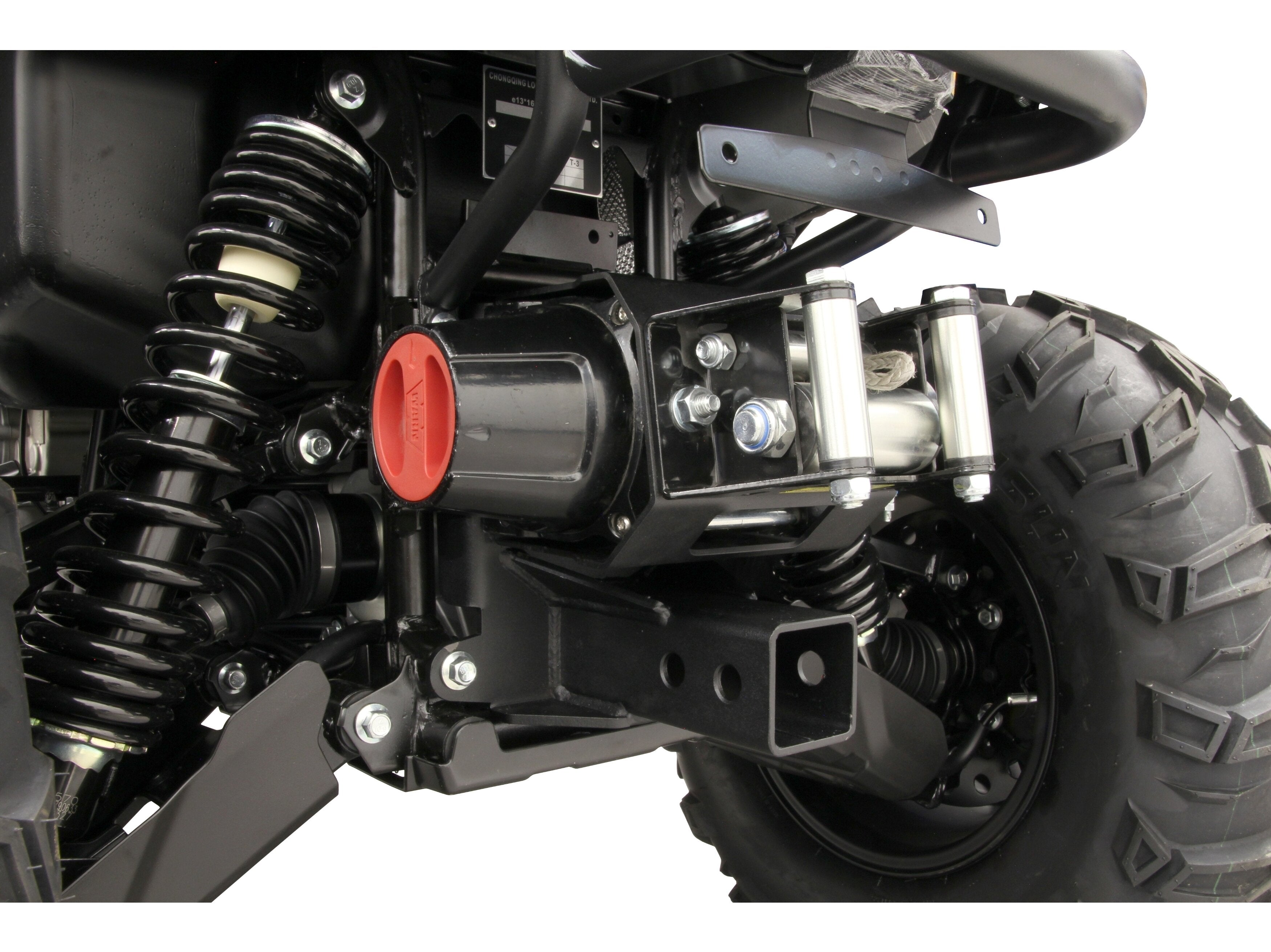 Rear Winch Mounting Kit with 2-inch hitch receiver: LONCIN XWOLF 700; LONCIN XWOLF 550 (2024+)