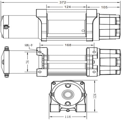 Gervė BRONCO GEN II 4500 lbs