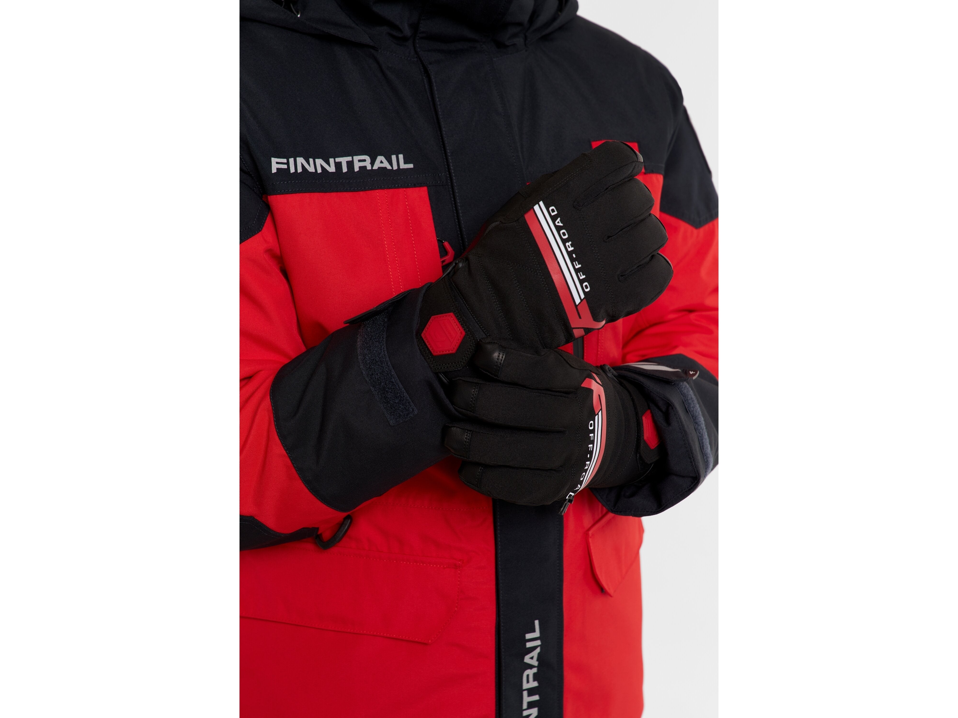 Gloves GT GreyRed