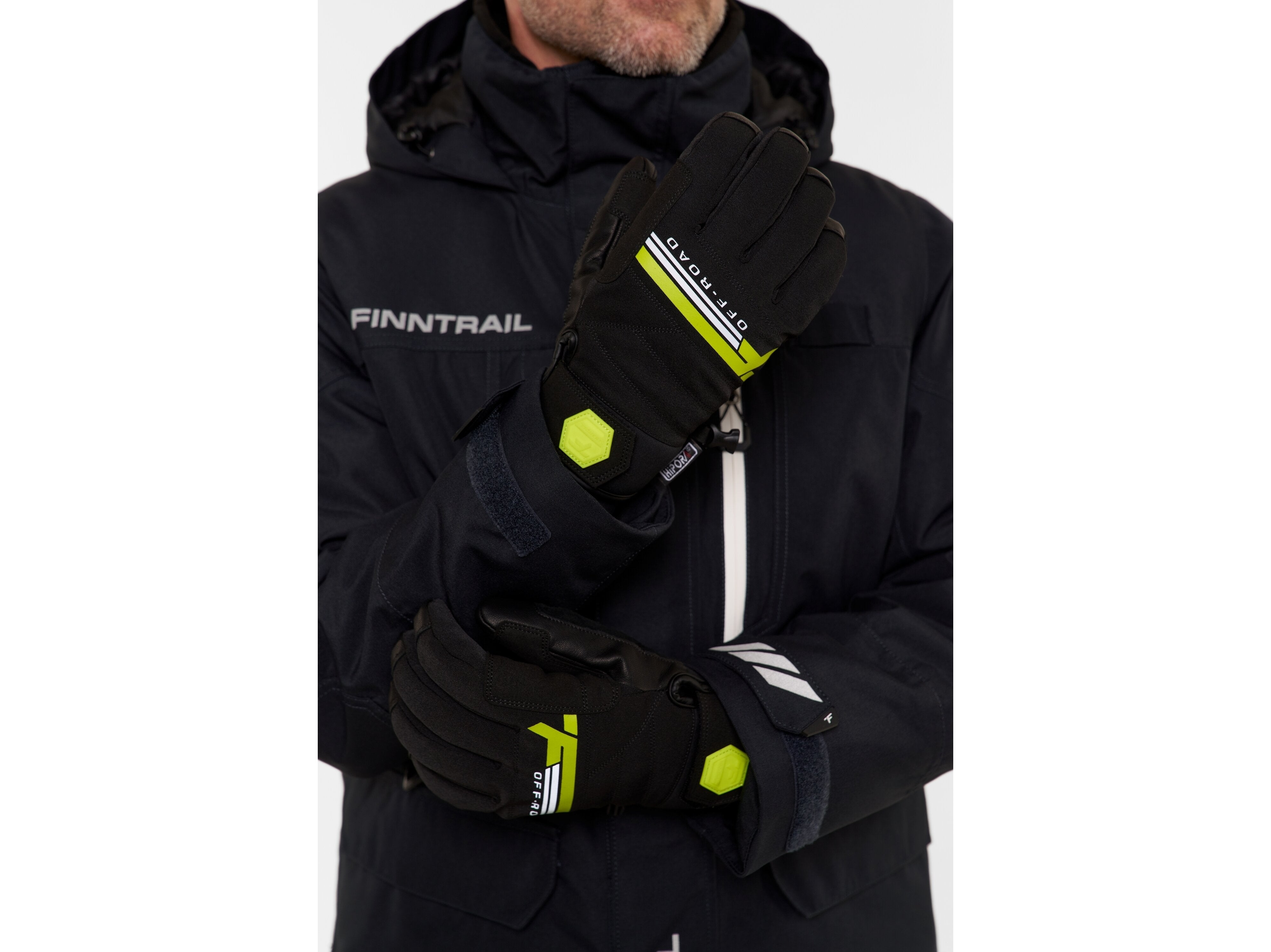 Finntrail pirštinės - GT GreyYellow