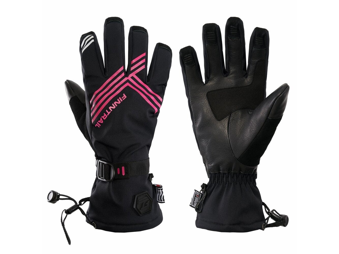 Gloves Wintersport GraphitePink