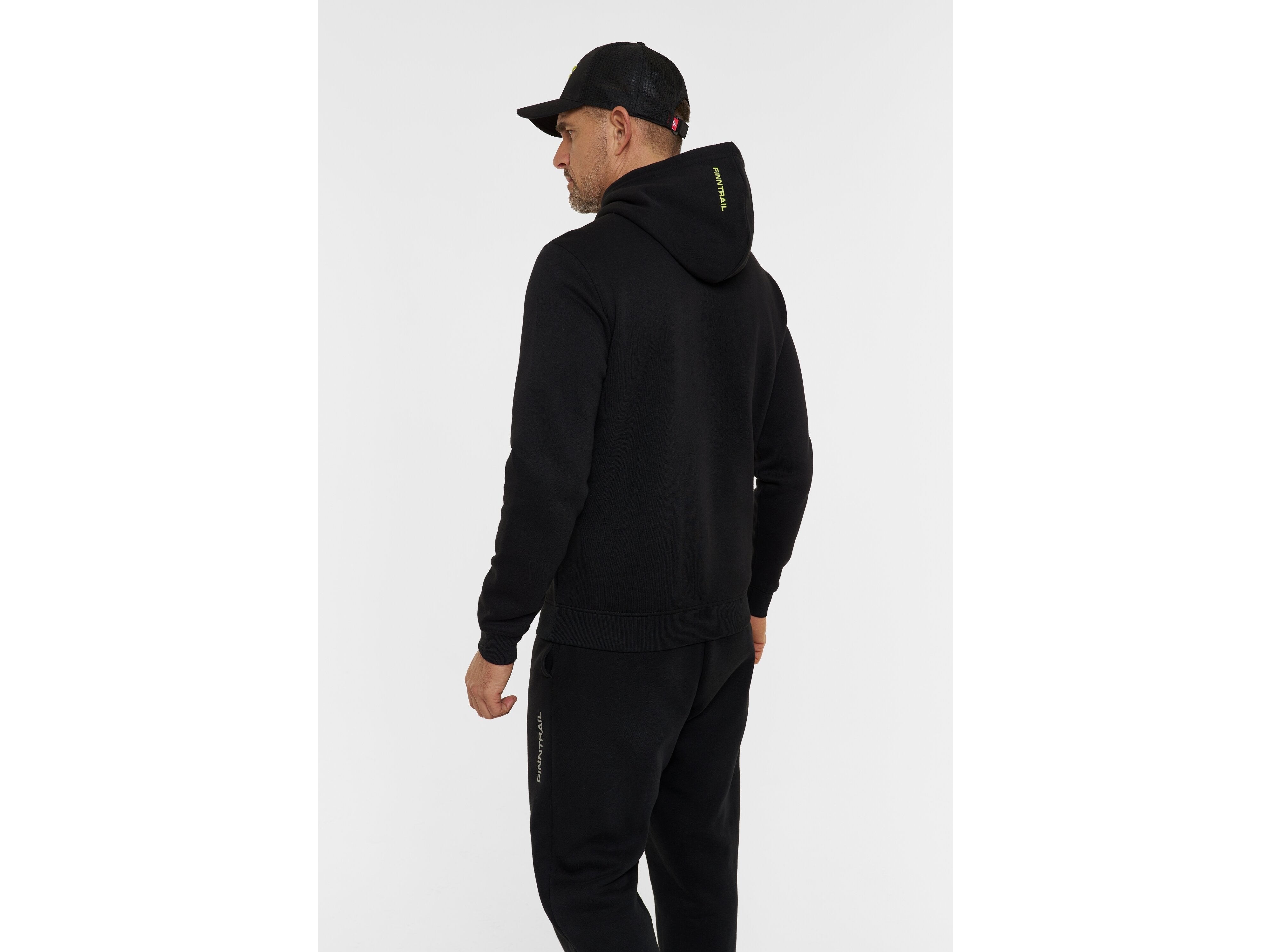 Sweatshirt Finntrail Hoody Buggy BlackYellow