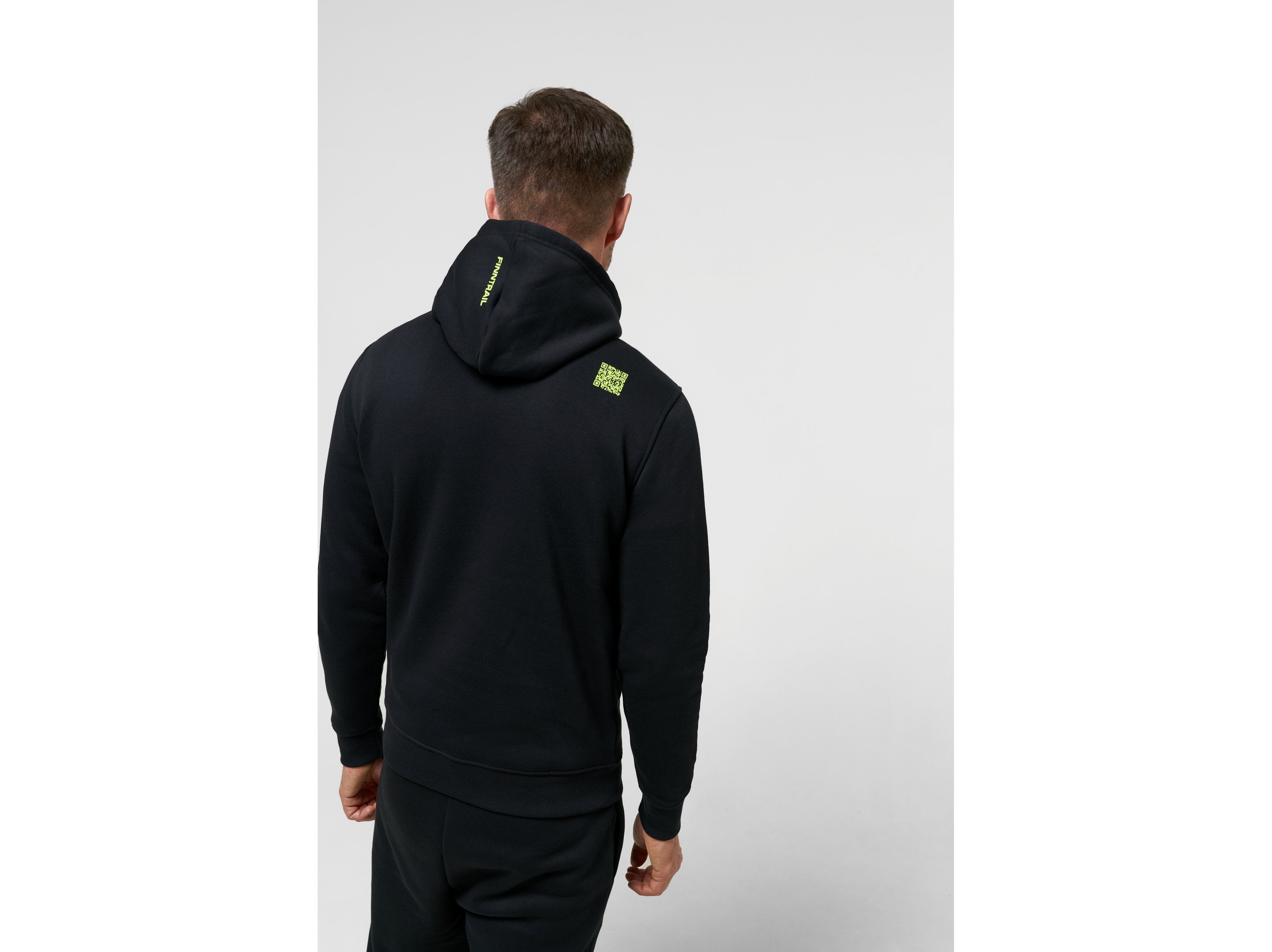 Džemperis Finntrail Hoody LogoQR Black