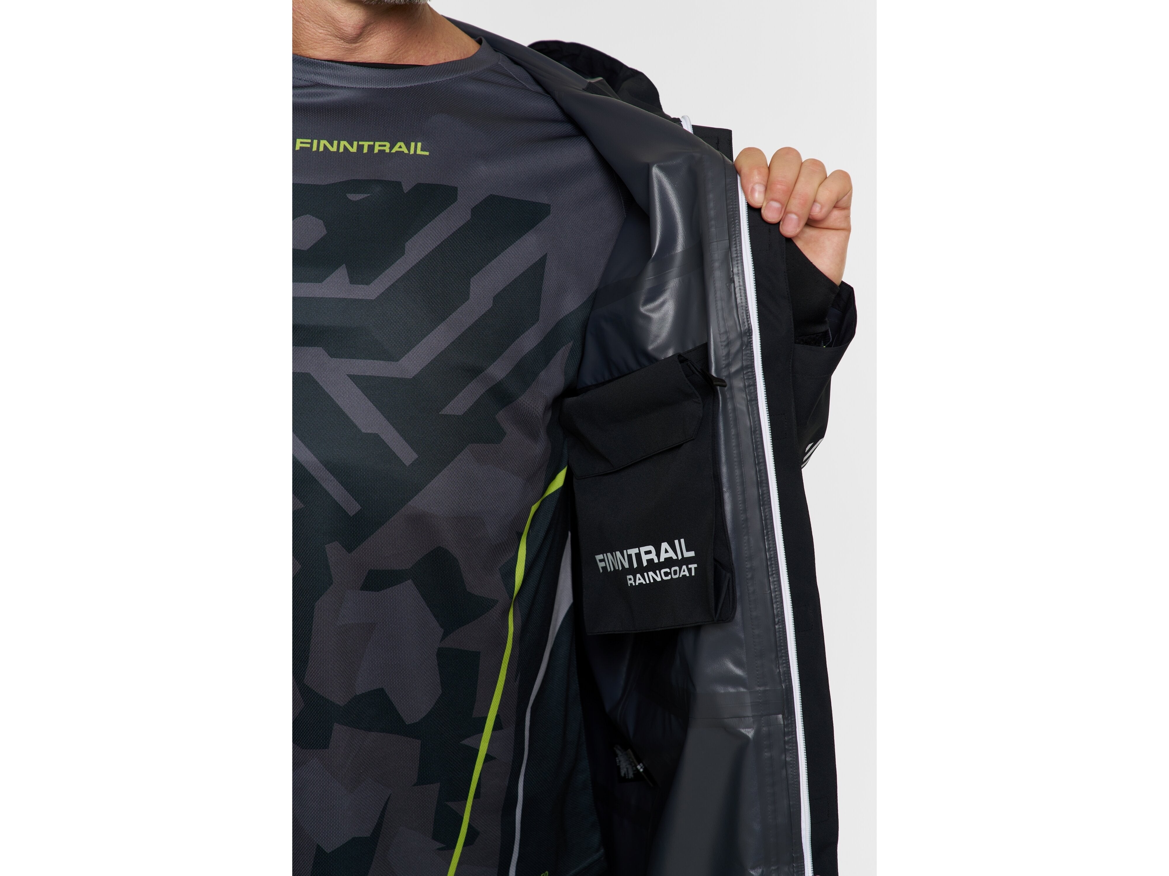 Striukė Finntrail Jacket DryCoat Graphite