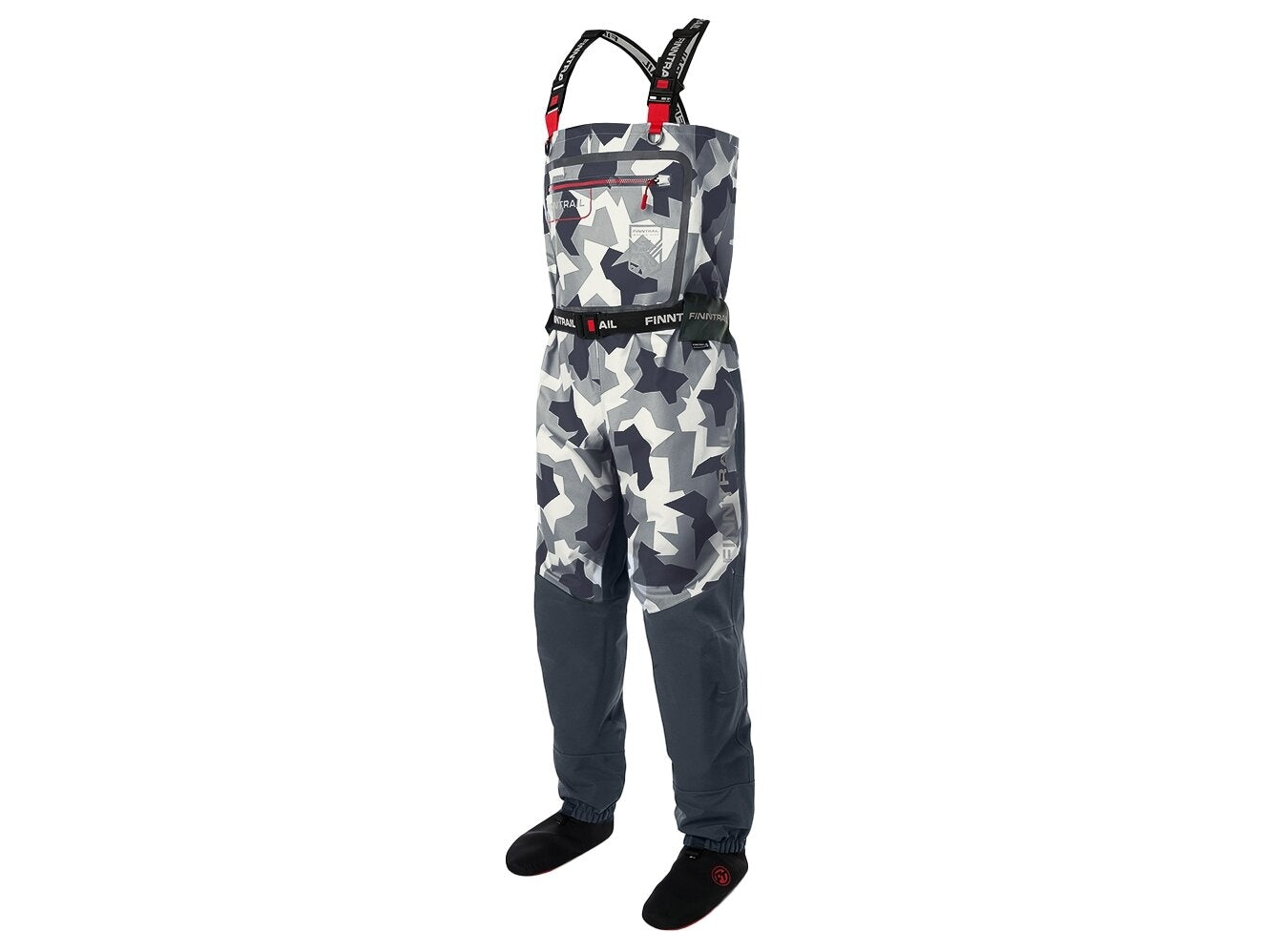 Kombinezoninės bridkelnės Finntrail Waders Speedmaster CamoArctic