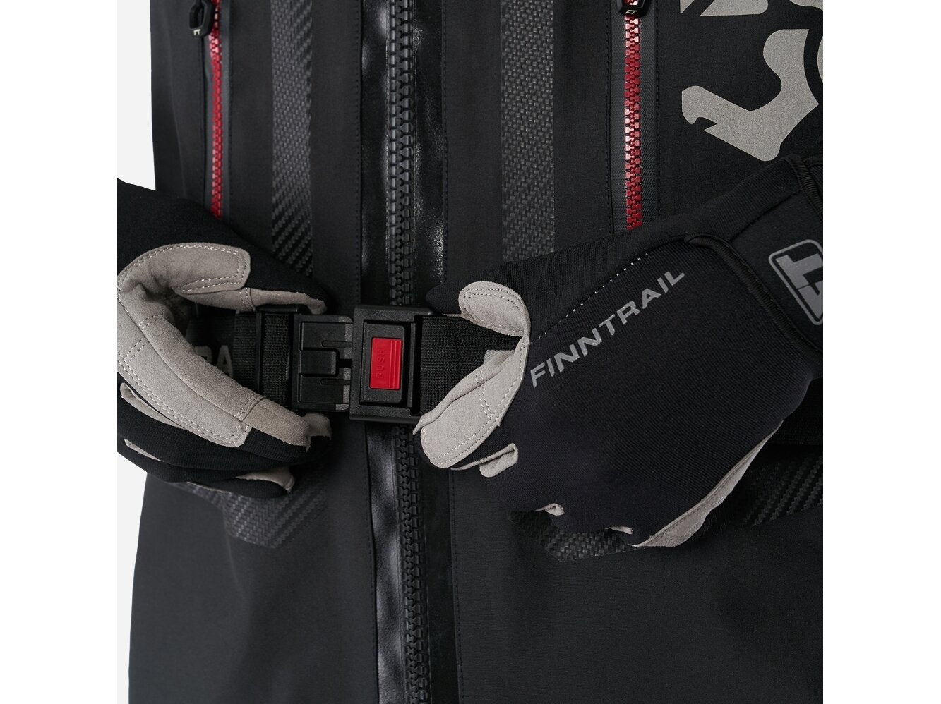 Kombinezoninės bridkelnės Finntrail Waders Speedmaster ZIP Graphite