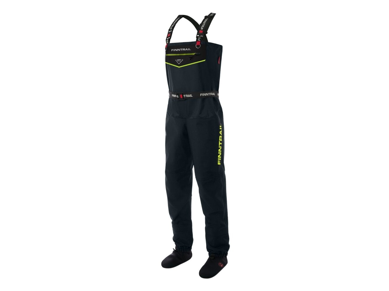 Kombinezoninės bridkelnės Finntrail Waders Enduro Graphite