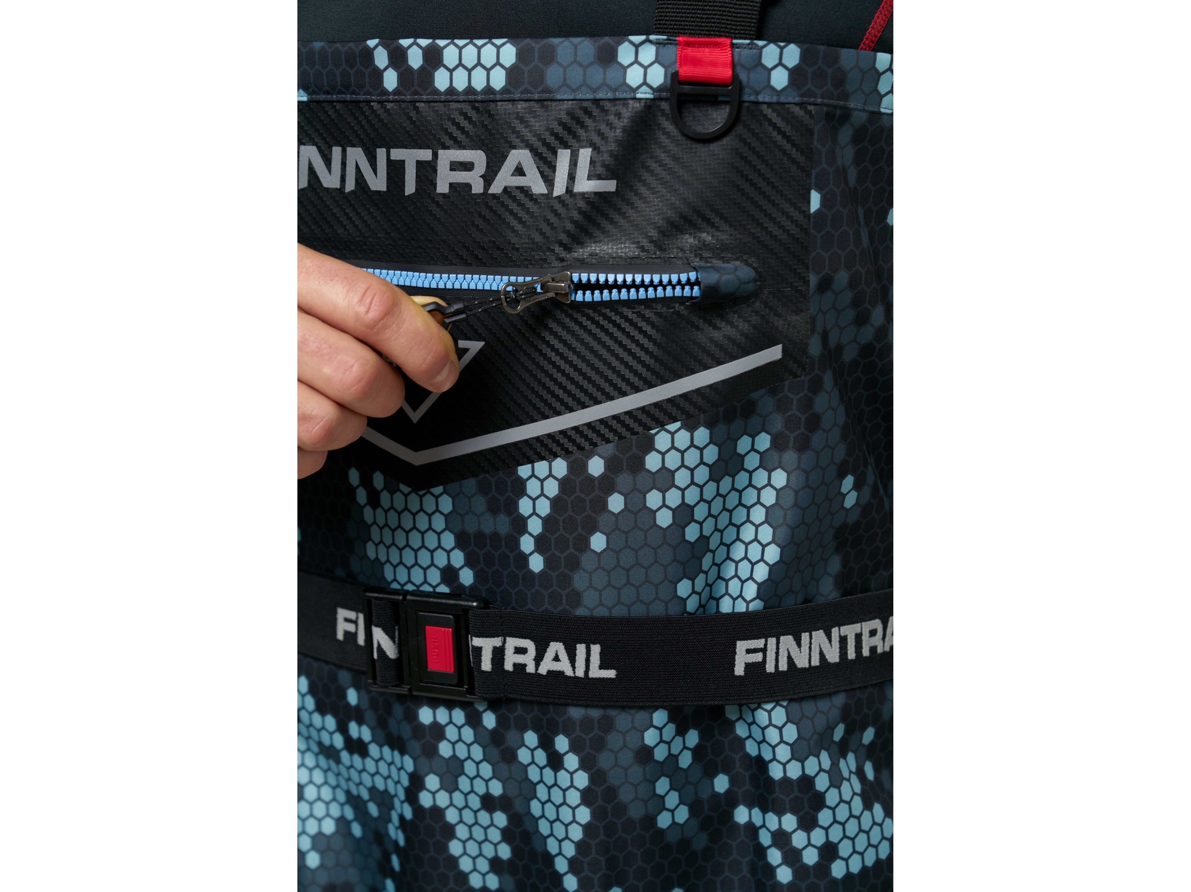 Kombinezoninės bridkelnės Finntrail Waders Enduro CamoGrey