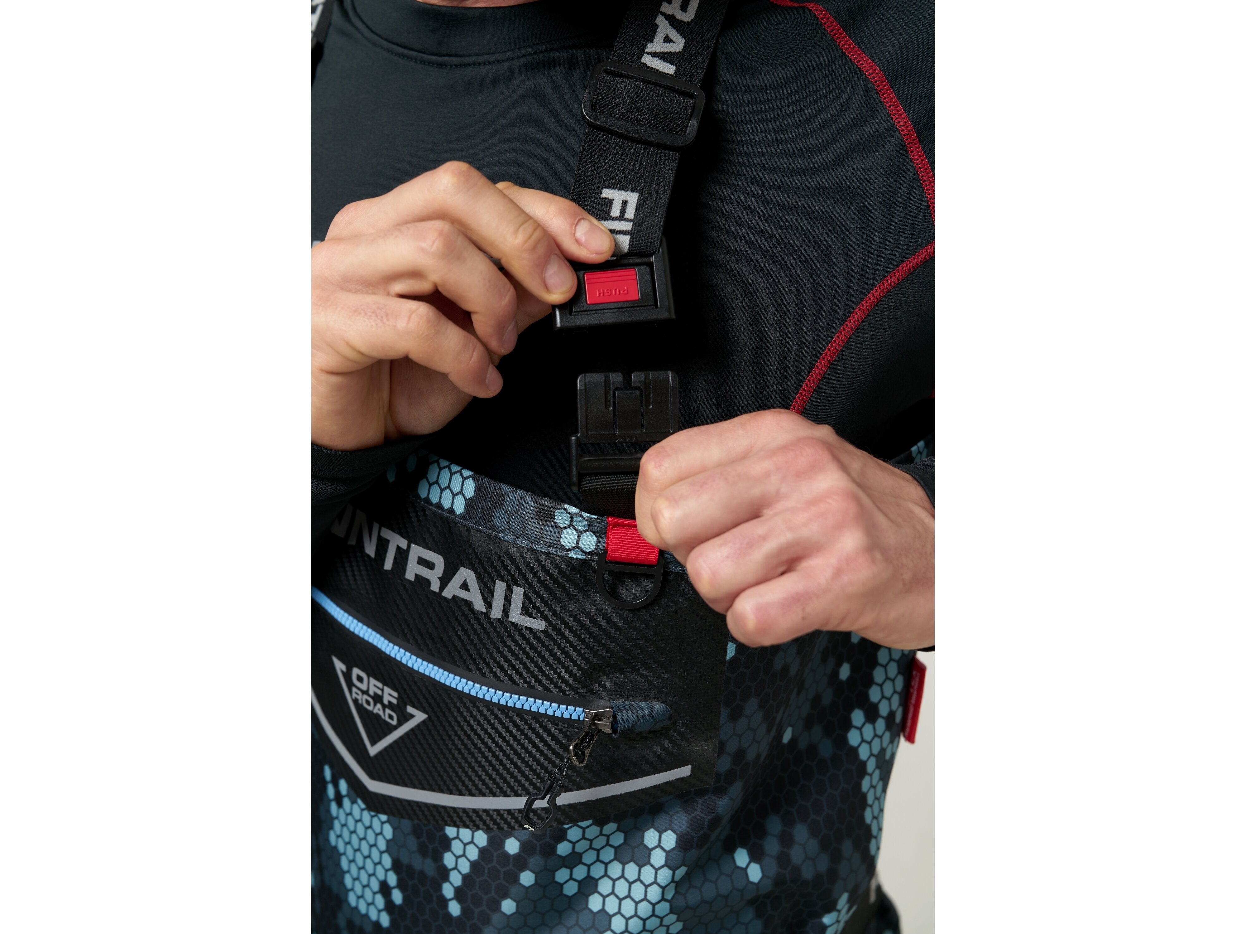 Kombinezoninės bridkelnės Finntrail Waders Enduro CamoGrey