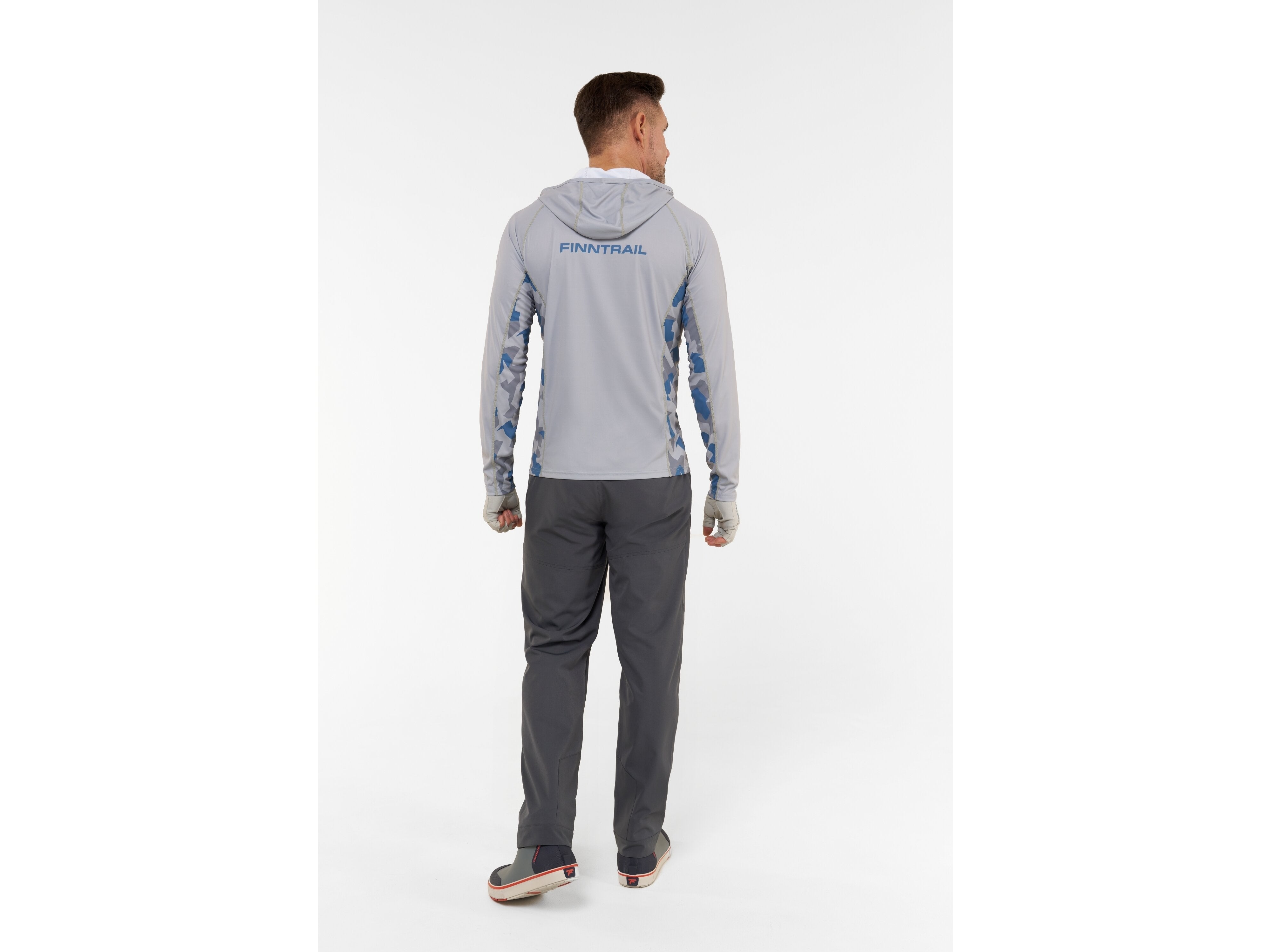 Longsleeve Wave Big Fish Grey
