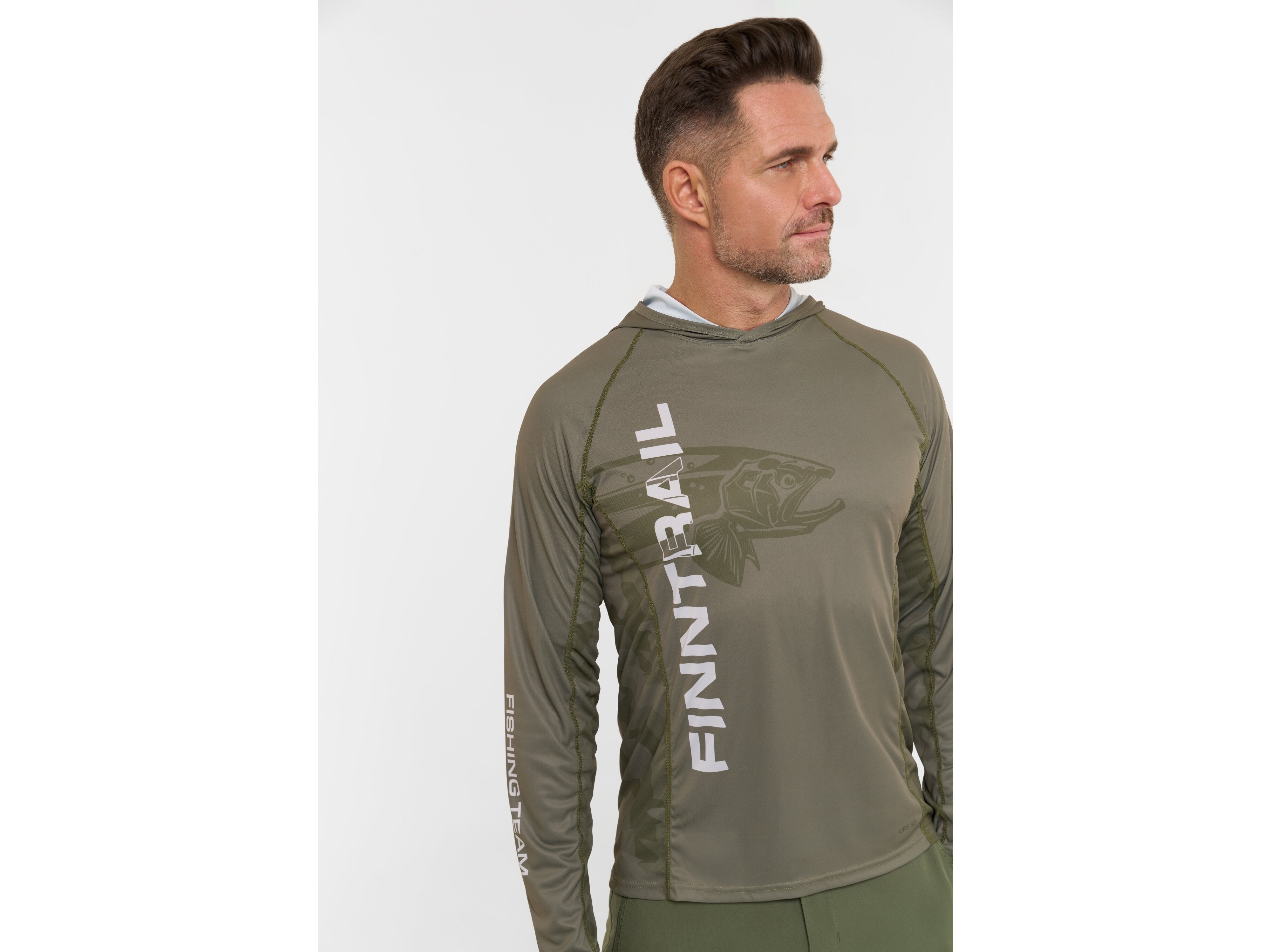 Longsleeve Wave Big Fish Khaki