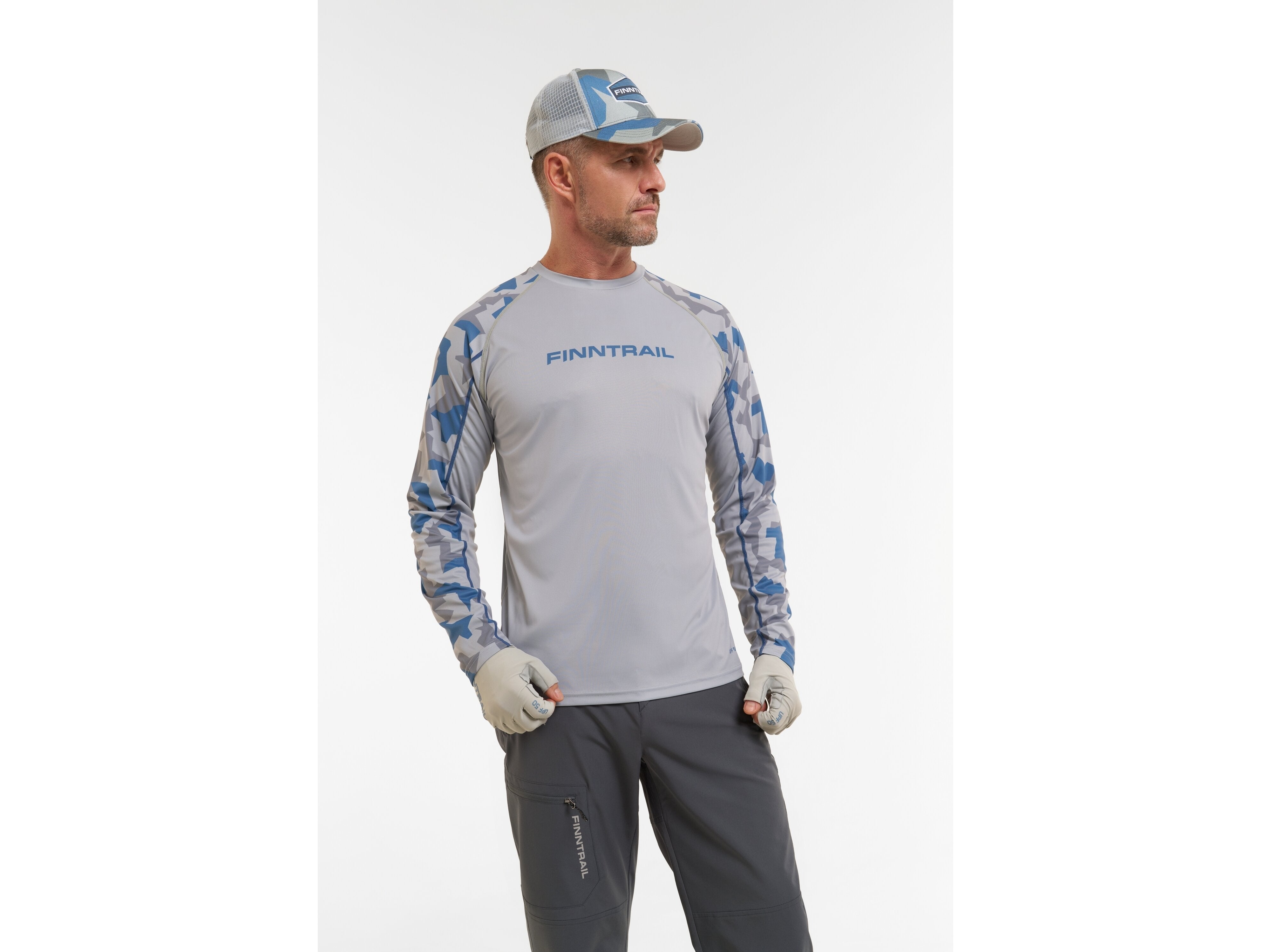 Long Sleeve Wave Grey