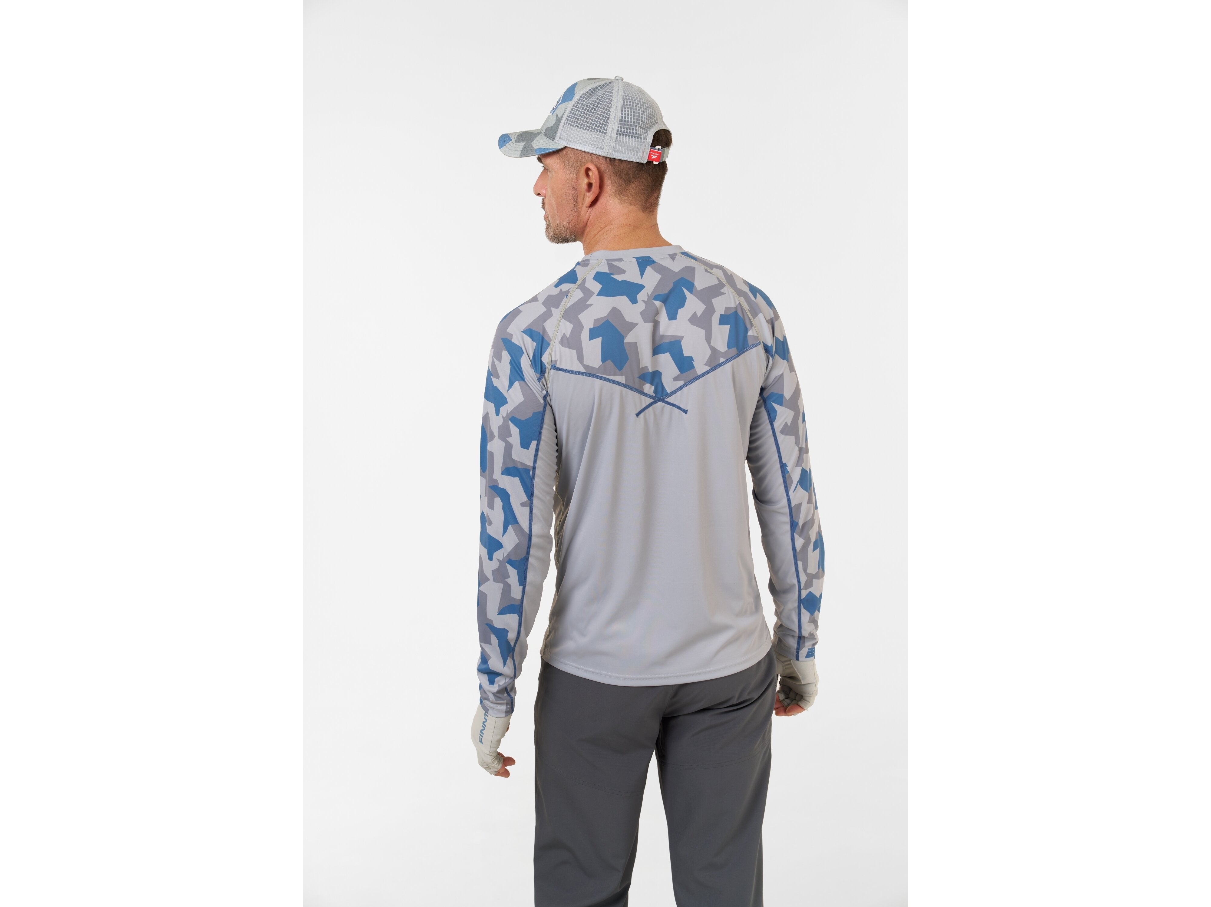 Long Sleeve Wave Grey