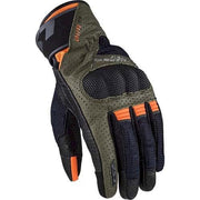 Pirštinės LS2 AIR RAPTOR MAN GLOVES GREEN BLUE H-V ORANGE