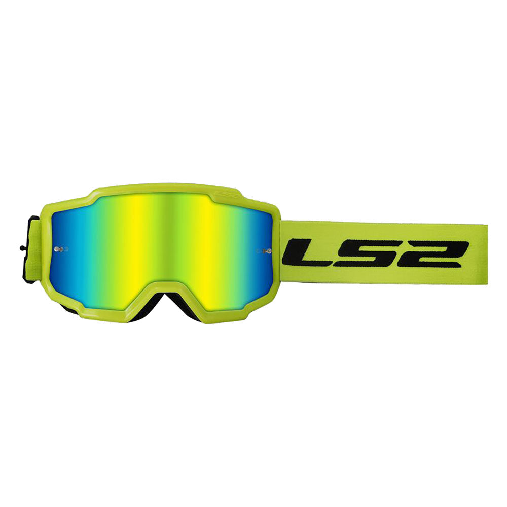Akiniai LS2 CHARGER GOGGLE Pink/Iridium Visor