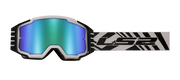 Akiniai LS2 CHARGER PRO GOGGLE WHITE WITH IRIDIUM VISOR