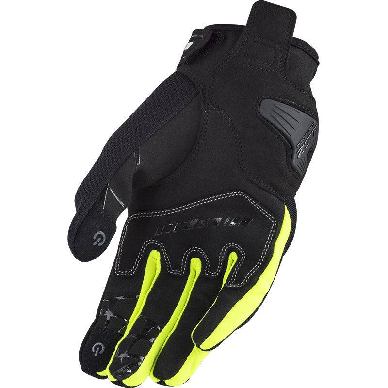 Pirštinės LS2 DART 2 MAN GLOVES BLACK H-V YELLOW
