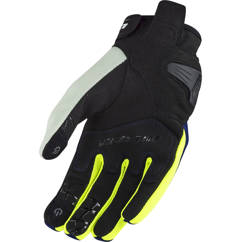 Pirštinės LS2 DART 2 MAN GLOVES BLUE H-V YELLOW