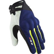 Pirštinės LS2 DART 2 MAN GLOVES BLUE H-V YELLOW