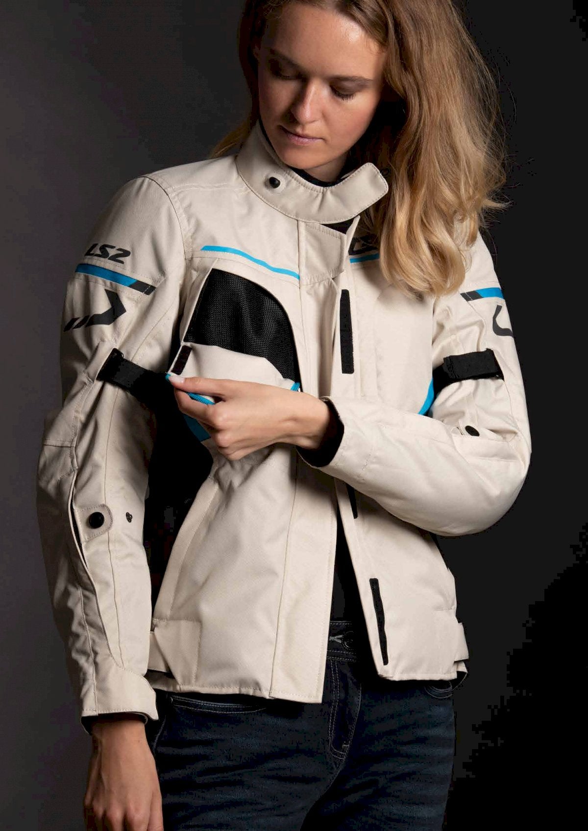 Jacket LS2 ENDURANCE LADY JACKET BLACK PINK