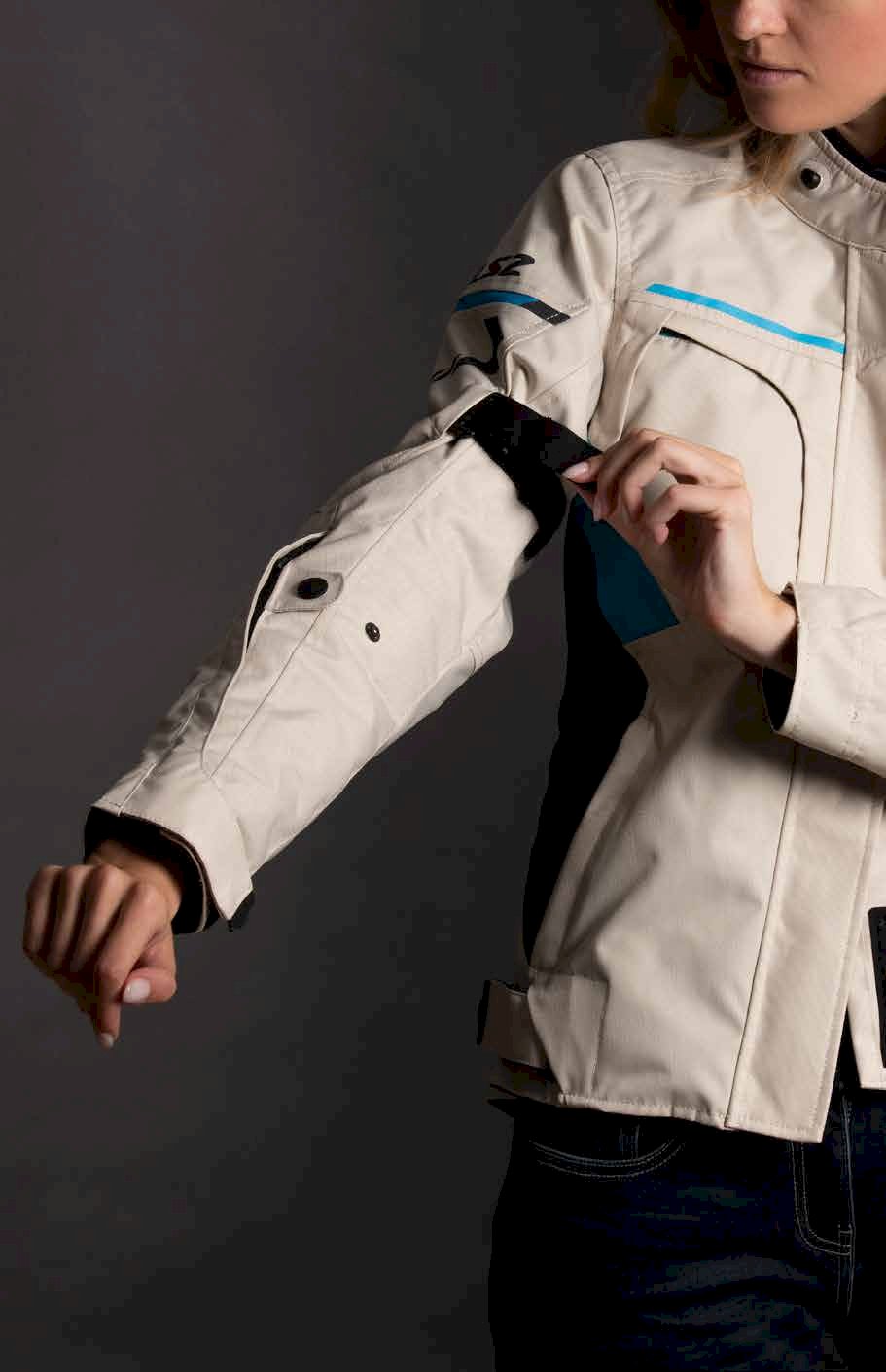 Moteriška striukė LS2 ENDURANCE LADY JACKET SAND BLACK BLUE