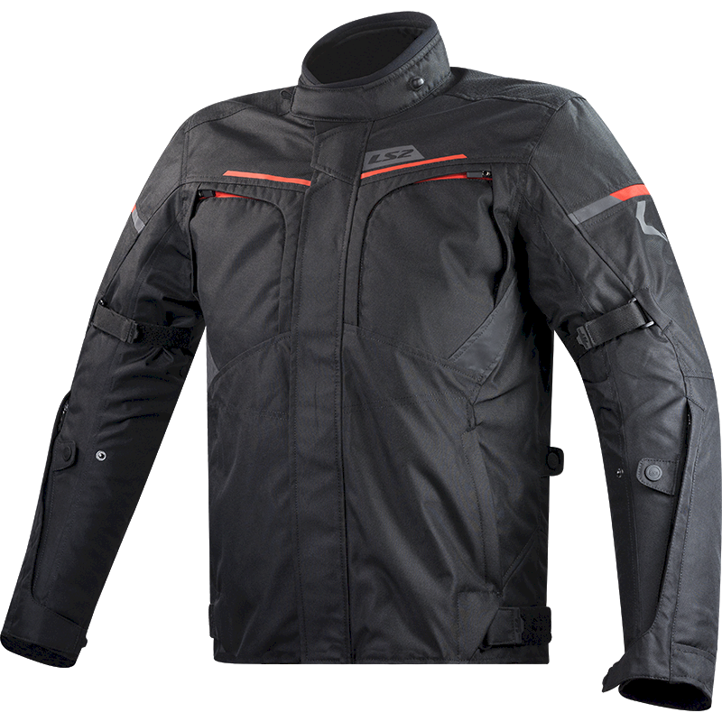 Striukė LS2 ENDURANCE MAN JACKET BLACK RED