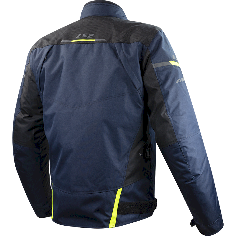 Striukė LS2 ENDURANCE MAN JACKET BLUE BLACK H-V YELLOW