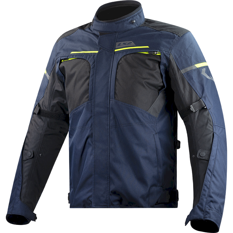 Striukė LS2 ENDURANCE MAN JACKET BLUE BLACK H-V YELLOW