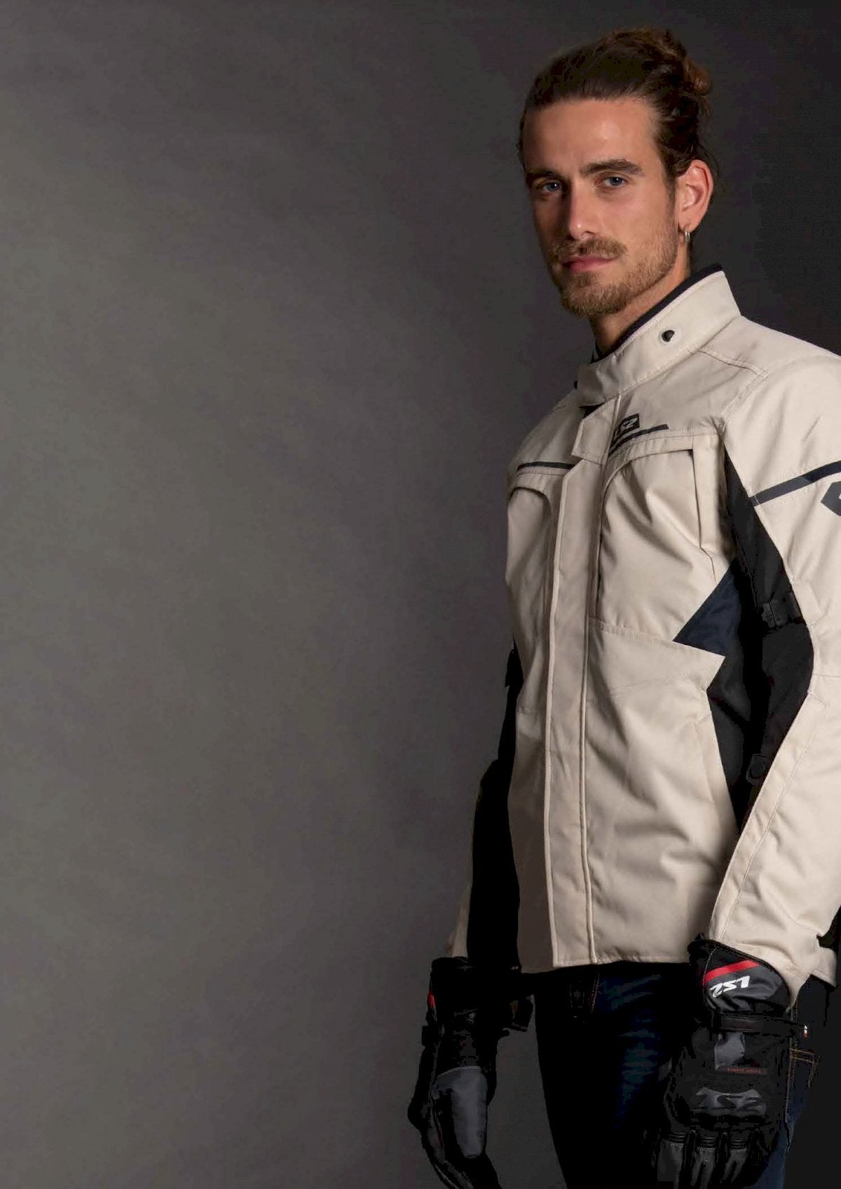 Striukė LS2 ENDURANCE MAN JACKET SAND BLACK BLUE