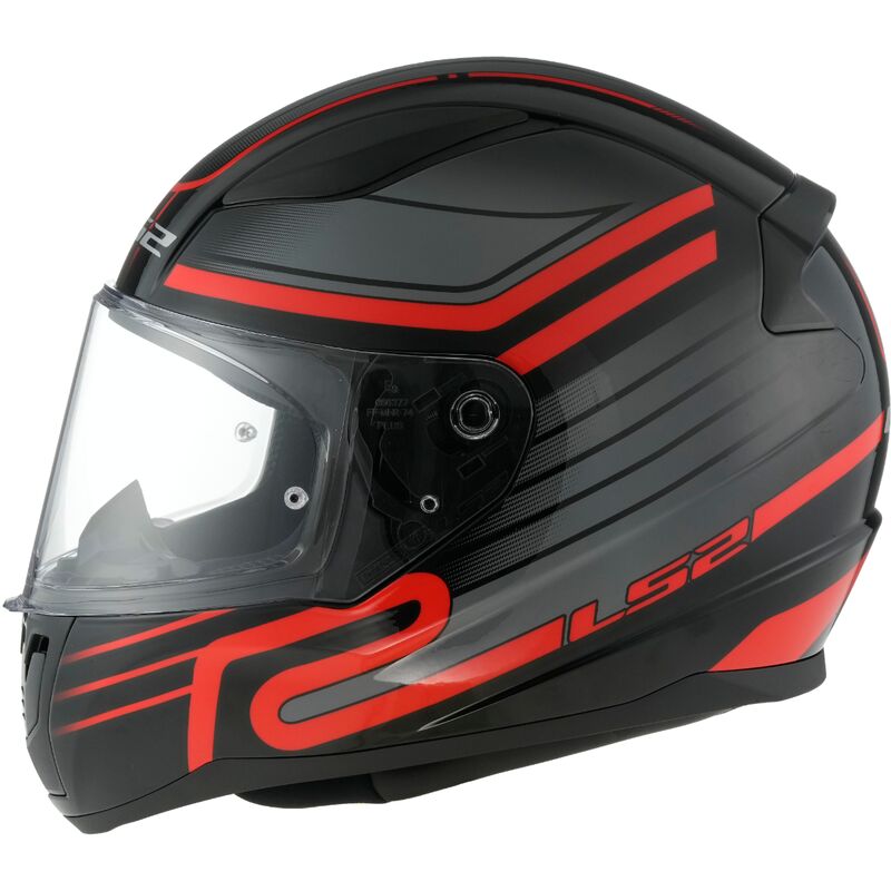 LS2 FF353 RAPID 2 ŠALMAS - CIRCUIT White Red