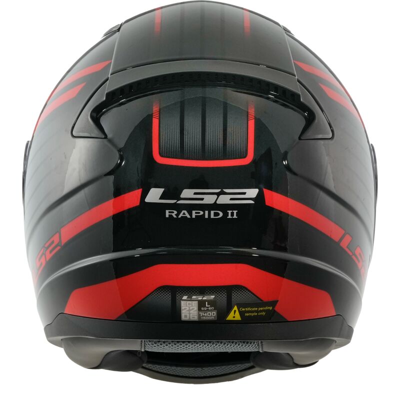 LS2 FF353 RAPID 2 ŠALMAS - CIRCUIT White Red