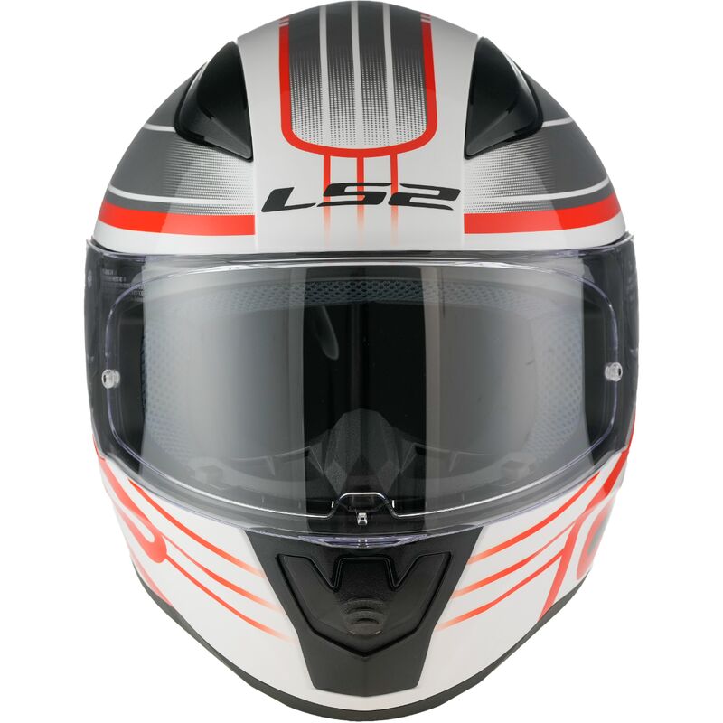LS2 FF353 RAPID 2 ŠALMAS - CIRCUIT White Red