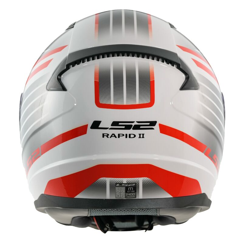 LS2 FF353 RAPID 2 ŠALMAS - CIRCUIT White Red