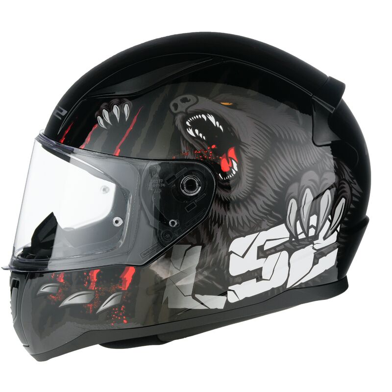 LS2 FF353 RAPID 2 ŠALMAS - CLAW Black