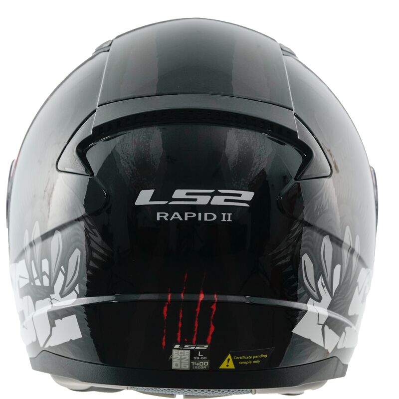 LS2 FF353 RAPID 2 ŠALMAS - CLAW Black