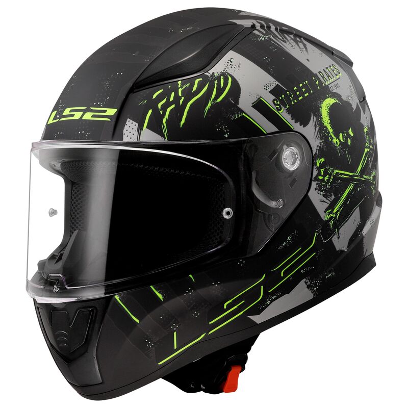 LS2 FF353 RAPID 2 ŠALMAS - PIRATES Matt Titanium