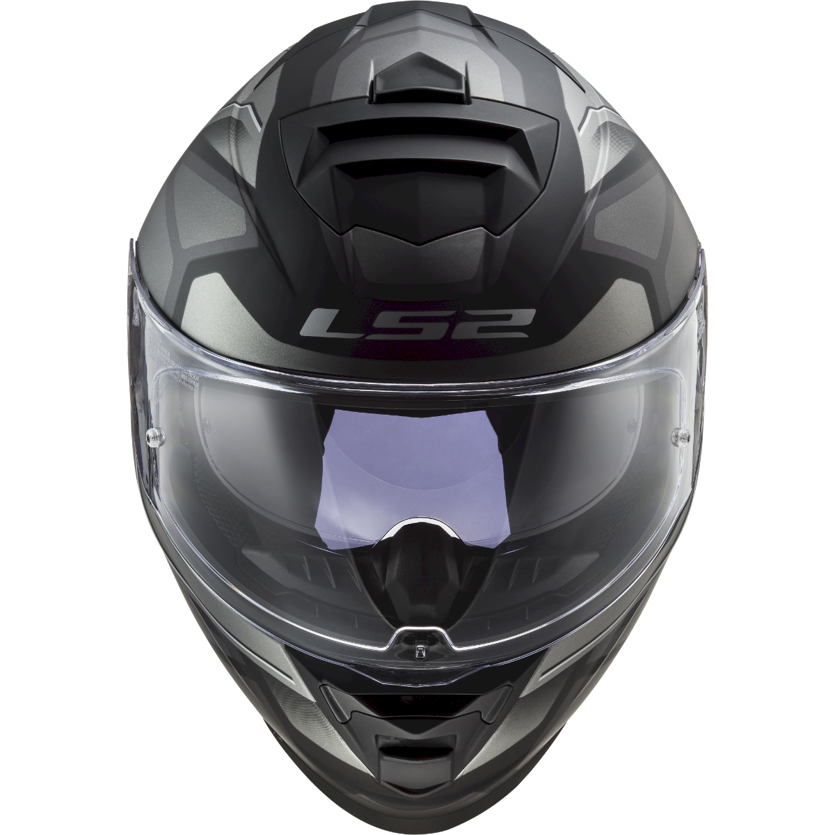 LS2 FF800 STORM II ŠALMAS - FASTER MATT TITANIUM
