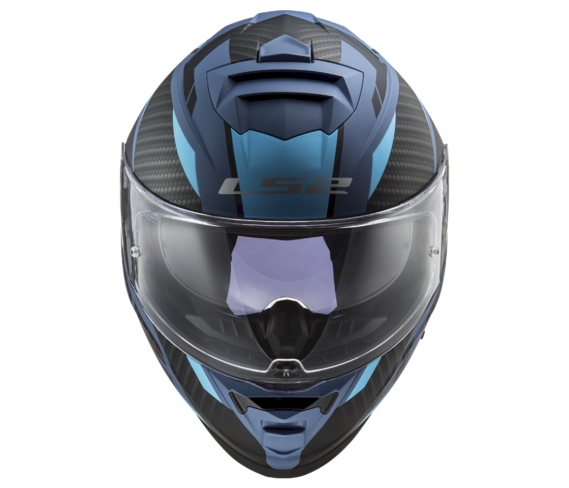 LS2 FF800 STORM II ŠALMAS - RACER MATT BLUE