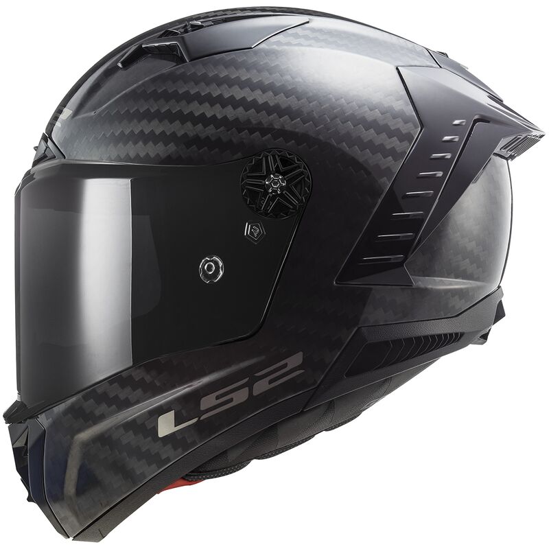 LS2 FF805 THUNDER CARBON ŠALMAS - Solid Gloss