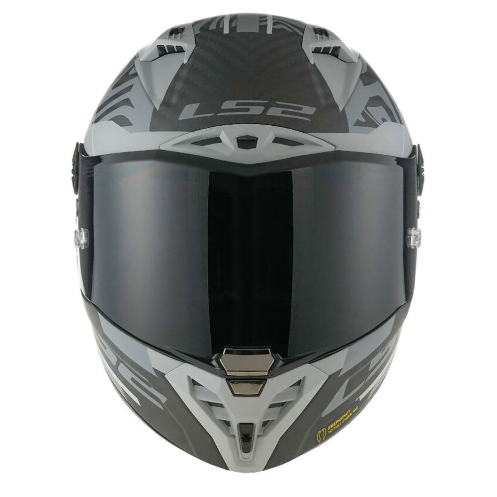 LS2 FF805 THUNDER GP AERO POLAR ŠALMAS - Matt Black