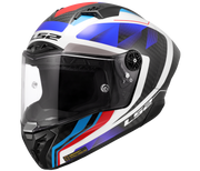 LS2 FF805 THUNDER GP AERO ŠALMAS - RAUTE BLUE RED