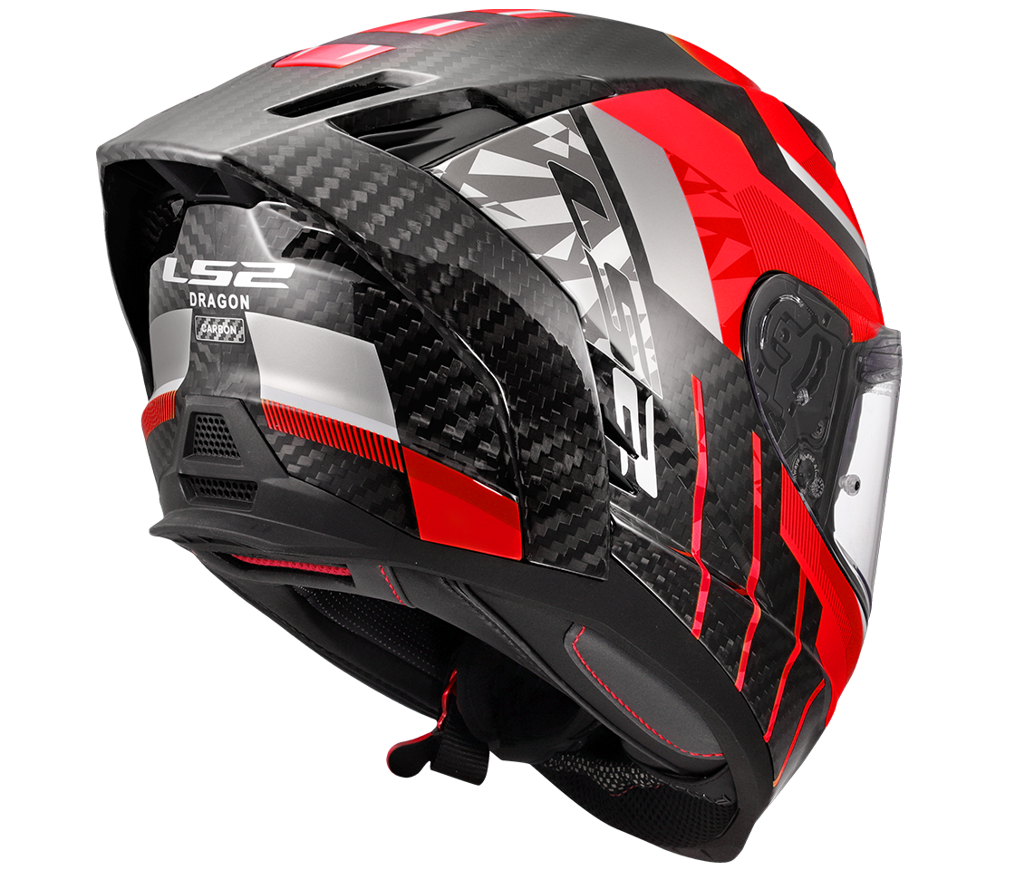 LS2 FF807 DRAGON TRAX RED