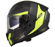 LS2 FF811 VECTOR II C ŠALMAS - GRID MATT H-V YELLOW