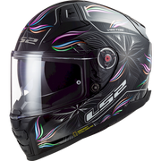 LS2 FF811 VECTOR II ŠALMAS - TROPICAL BLACK WHITE