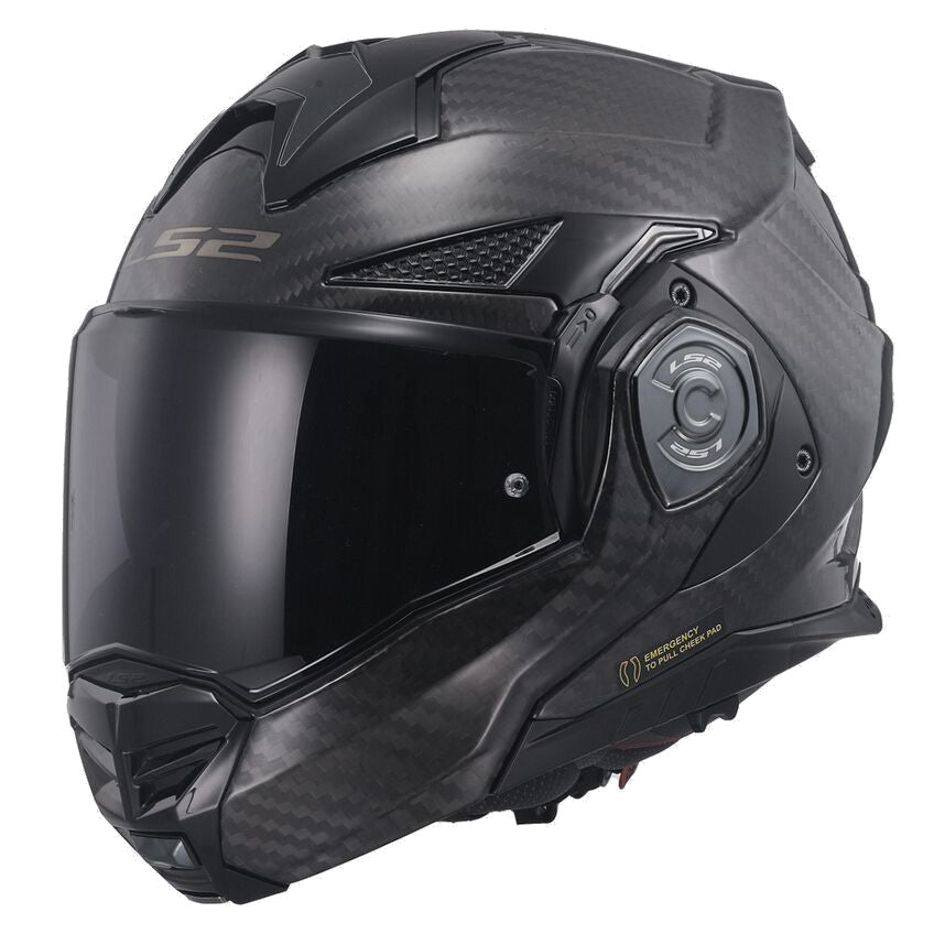 LS2 FF901 ADVANT X SOLID CARBON helmet Gloss