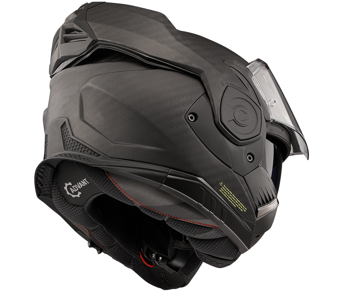 LS2 FF901 ADVANT X ŠALMAS - SOLID MATT CARBON