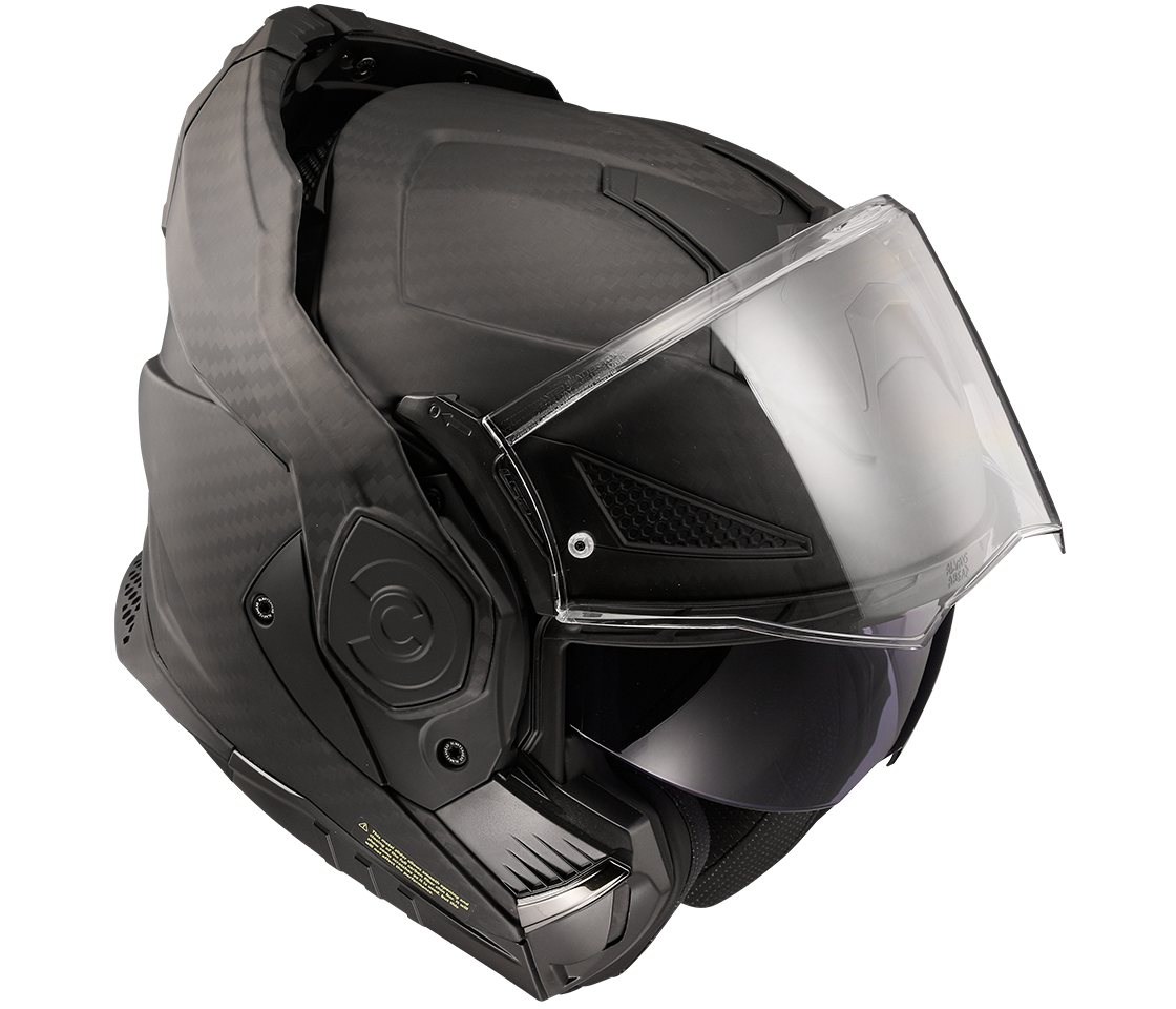LS2 FF901 ADVANT X ŠALMAS - SOLID MATT CARBON