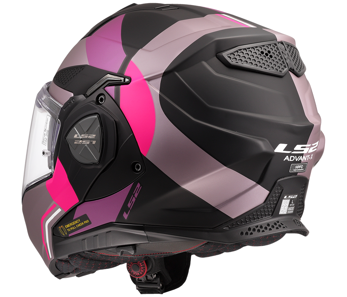 LS2 FF901 ADVANT X ŠALMAS - ULTRA GREY PURPLE