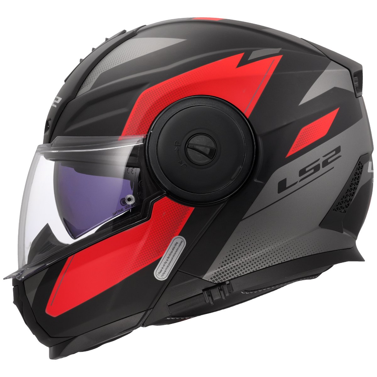 LS2 FF902 SCOPE II ŠALMAS - DURIA BLACK RED